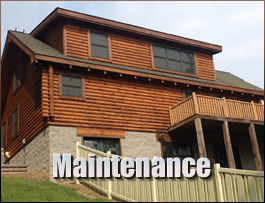  Gantt, Alabama Log Home Maintenance