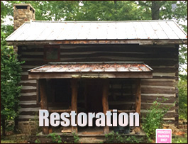 Historic Log Cabin Restoration  Covington County, Alabama